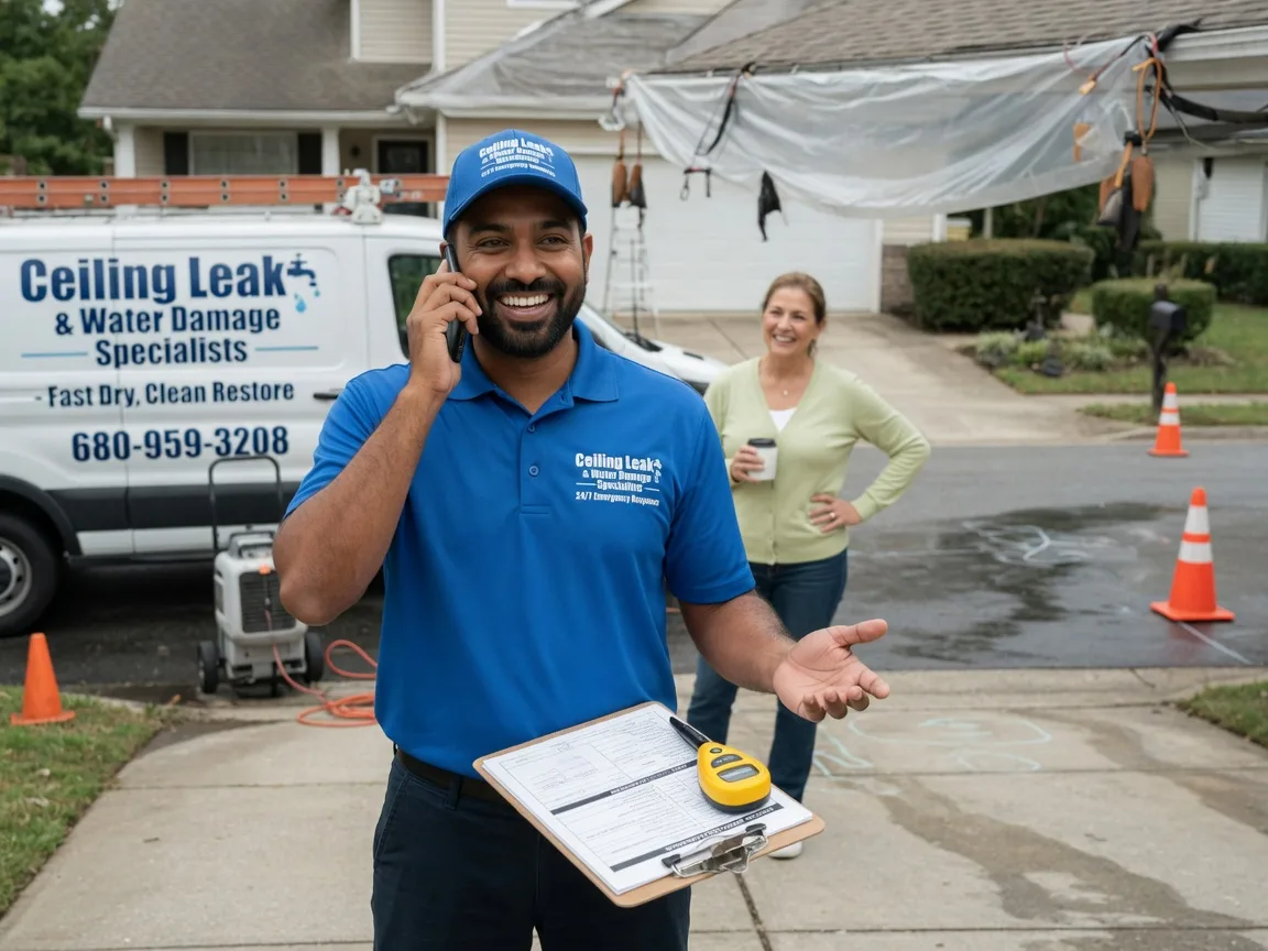Ceiling Leak Cleanup Ivanhoe, VA FAQs